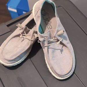 Hey Dude Light Gray Casual Shoes